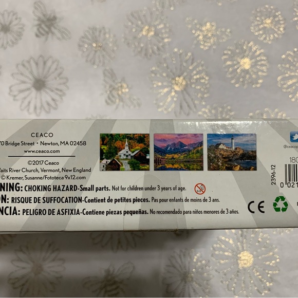 🧩USED 550PC AROUND THE WORLD WAITS RIVER CHURCH VERMONT 🧩 - Picture 3 of 3